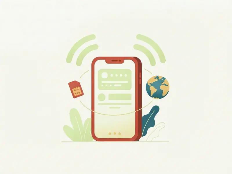 Ilustração da seção Chip e eSIM